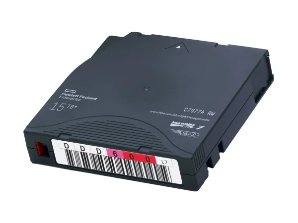 HPE LTO-7 Ultrium 15 TB RW etiket. Daten