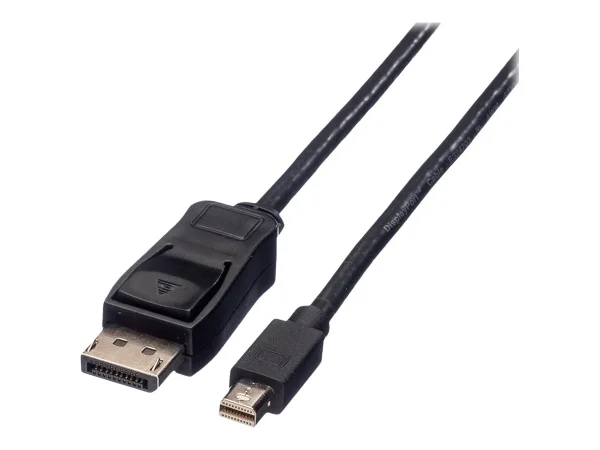 VALUE DisplayPort Kabel ST schwarz 1m