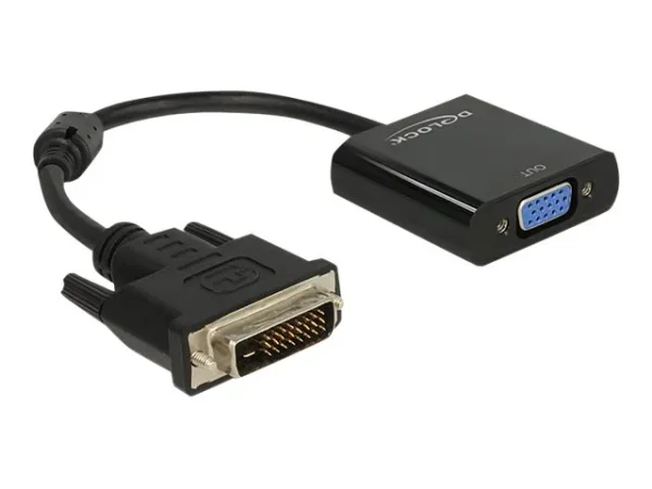 DELOCK Adap DVI 24+1 Stecker >VGA Buchse
