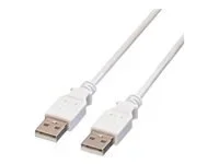 VALUE USB 2.0 Kabel Typ A-A weiss 3m