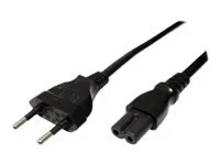 ROLINE Netzkabel Euro-Flachstecker C7 3m