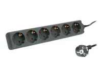 ROLINE 6fach Steckdosenleiste ohne Schal