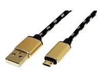 ROLINE GOLD USB 2.0 Kabel Typ A 0,8m