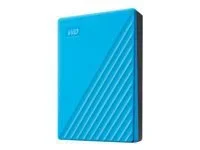 WD My Passport 4TB portable HDD Blue