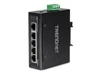 TRENDNET TI-E50 Industrial DIN-Rail Swit