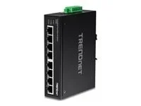 TRENDNET TI-E80 Industrial DIN-Rail Swit