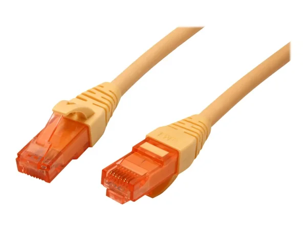 ROLINE Patchkabel Kat.6 UTP gelb 1m