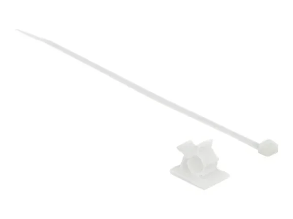 DELOCK Kabelklemme 25 x 18mm weiss