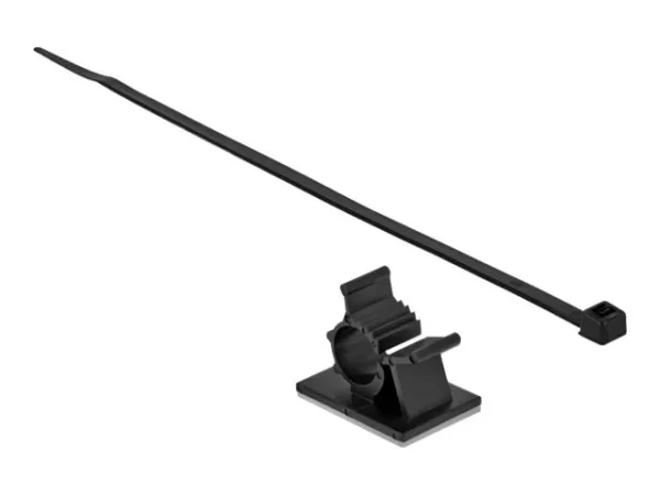 DELOCK Kabelklemme 37 x 18mm schwarz