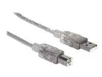 MH USB 2.0 Anschlusskabel 3m silber