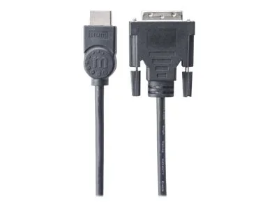 MANHATTAN HDMI / DVI Kabel 1,8m