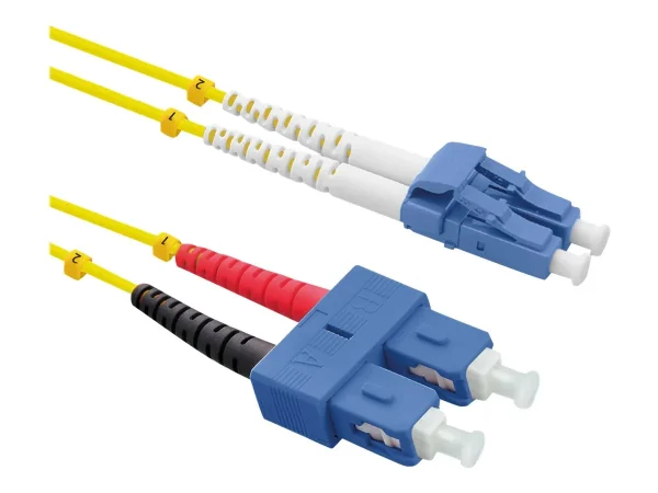 ROLINE LWL-Kabel Duplex gelb 1m