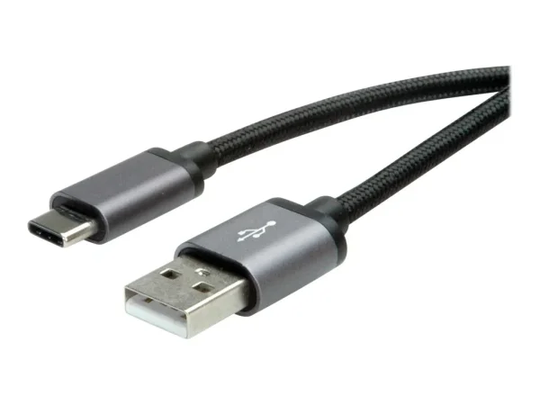 ROLINE USB 2.0 Kabel Typ C - Typ A 3m