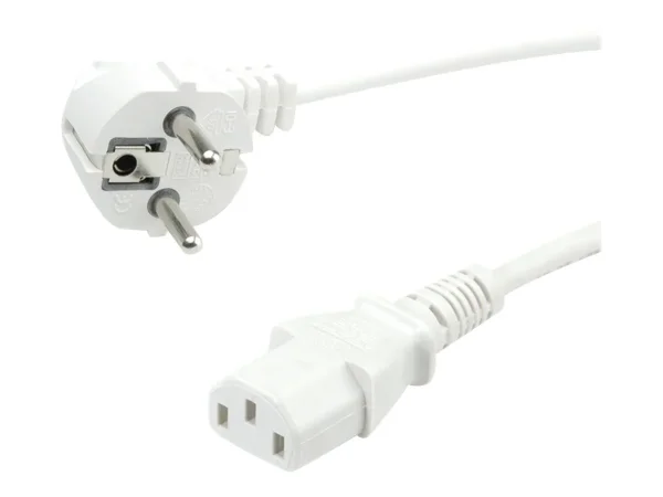 VALUE Netzkabel gerade IEC-Buchse 0,6m