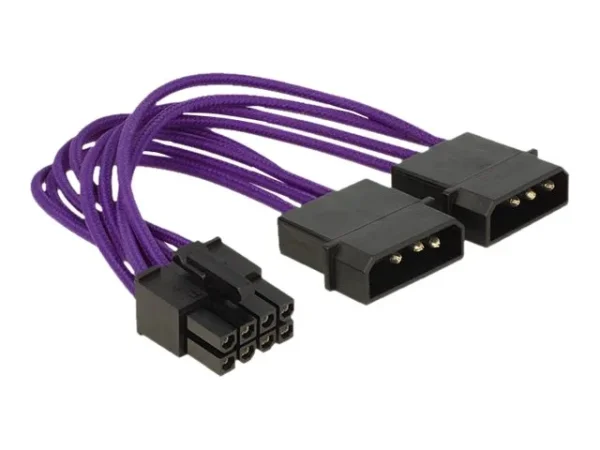DELOCK Stromkabel 8 Pin EPS > 2 x 4 Pin