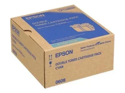 EPSON Toner Double Pack Cyan 7.5kx2