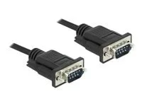 DELOCK Seriell Kabel RS-232 Sub-D9 1m