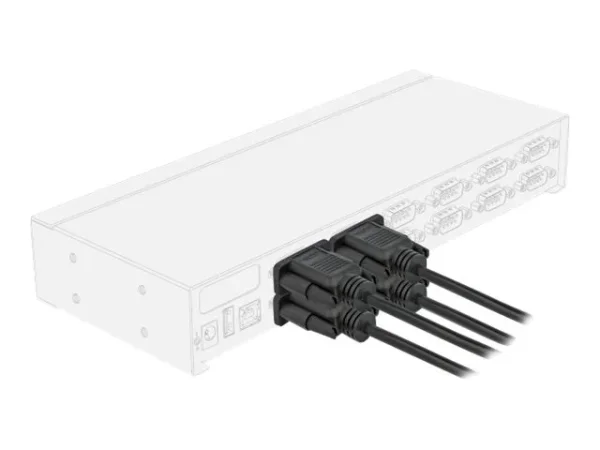 DELOCK Seriell Kabel RS-232 Sub-D9 3m