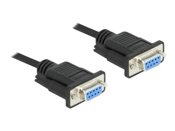 DELOCK Seriell Kabel RS-232 Sub-D9 1m