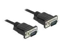DELOCK Seriell Kabel RS-232 Sub-D9 0,5m