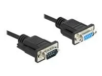 DELOCK Seriell Kabel RS-232 Sub-D9 1m