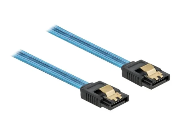DELOCK SATA 6 Gb/s Kabel blau 20cm