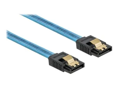 DELOCK SATA 6 Gb/s Kabel blau 30cm