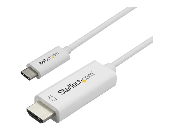 STARTECH 1m USB-C auf HDMI Kabel - Weiss