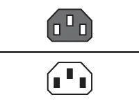 HPE Power Cable black 10A C13-C14 137cm