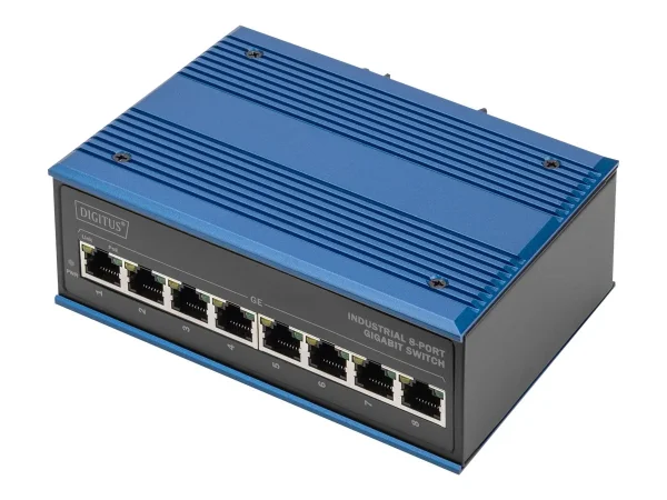 DIGITUS Industrieller 8P Gbit PoE Switch