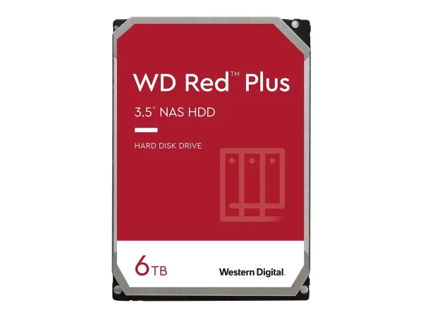 WD Red Plus 6TB SATA 6Gb/s 8,9cm HDD