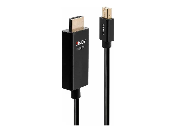 LINDY 3m Akt. MiniDP an HDMI Kabel HDR