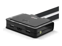 LINDY 2 Port HDMI USB Typ C KVM Switch
