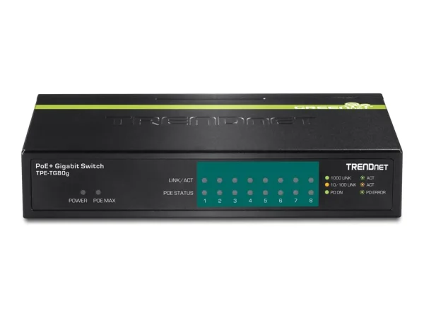 TRENDNET TPE-TG80g 8-Port PoE Switch