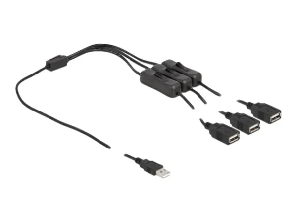 DELOCK Kabel USB Typ-A Stecker zu 3xUSB