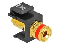 DELOCK Keystone Modul Polklemme rot/schw