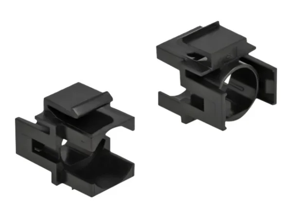DELOCK Keystone Abdeckung schwarz 12.5mm