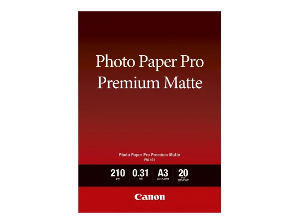 CANON Photo Paper Premium Matte A3 20 Bl