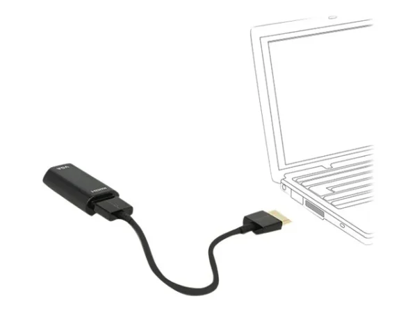 DELOCK Adapter HDMI-A Buchse >VGA Buchse