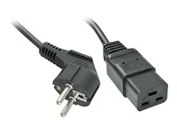 LINDY 2m Schuko auf IEC C19 Netzkabel