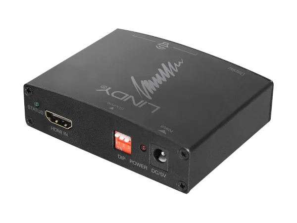 LINDY HDMI 4K Audio Extractor mit Bypass