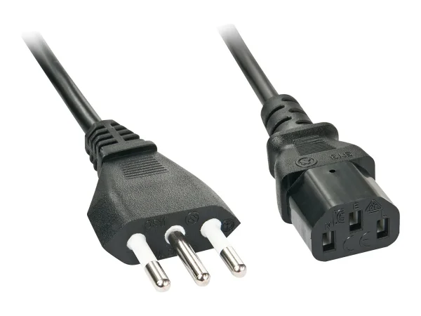 LINDY 07m IEC-Netzkabel Italien