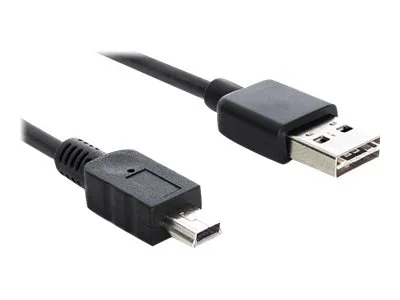 DELOCK Kabel EASY-USB 2.0 2m schwarz