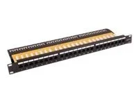 EFB Patchpanel UTP 24-Port 1HE SCHWARZ