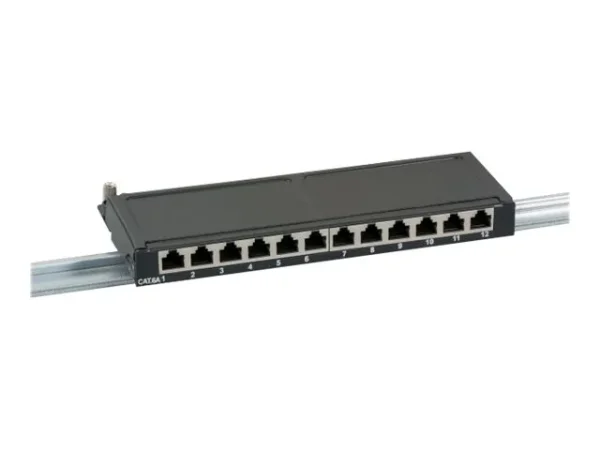 EFB Mini Patchpanel STP 12-Port 0,5HE