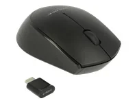 DELOCK Optische 3-Tasten Mini Maus USB