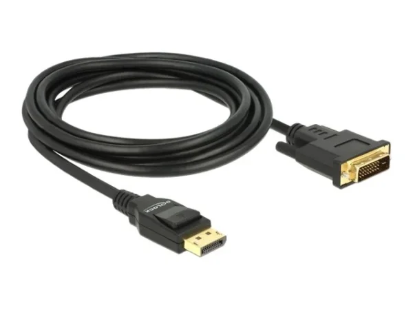 DELOCK Kabel Displayport 1.2>DVI 24+1 3m