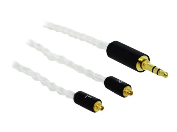 DELOCK Audio Kabel 3,5 mm 3Pin zu 2xMMCX