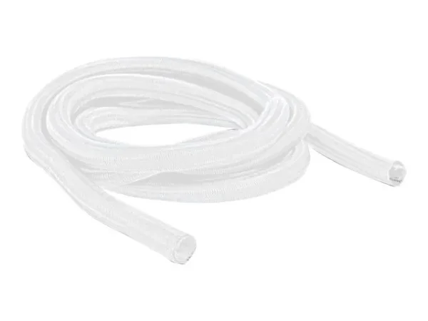 DELOCK Geflechtschlauch 2m x 19mm weiss