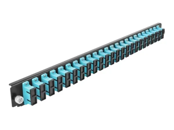 DELOCK 19 Frontbl 24 Port SC Duplex aqua
